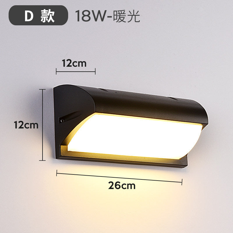 LED Waterproof Wall Light for Outdoor Spaces
